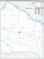 Red River, Tx Carrier Route Wall Map